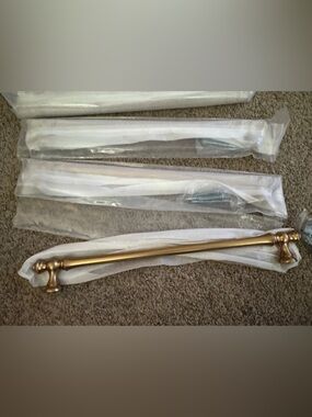 Asidrama 6 Pack 10 Inch(254mm) Champagne Bronze Kitchen Cabinet Handles